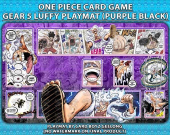Jogo de cartas One Piece TCG Gear 5 Monkey D. Luffy Playmat