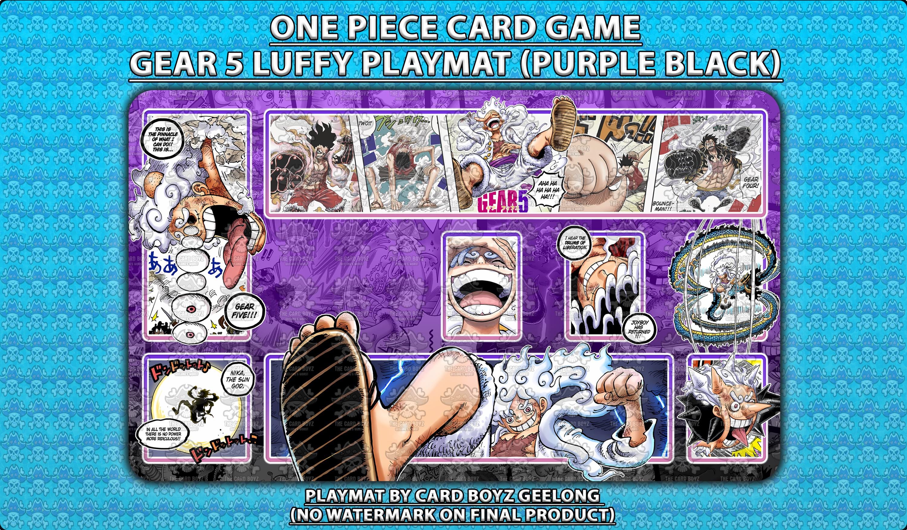 one piece card game gear 5 luffy Luffy Gear 5 Manga Limited Edition One Piece Card Credit Card Skin main image 0