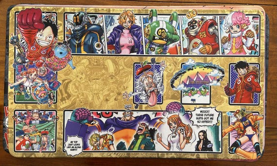One Piece TCG Card Game Vegapunk Egghead Playmat - Etsy