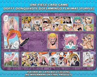One Piece TCG Card Game Doffy Donquixote Doflamingo Playmat