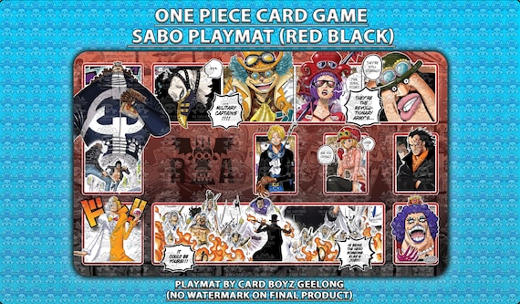 One Piece TCG Card Game Sabo Playmat - Etsy