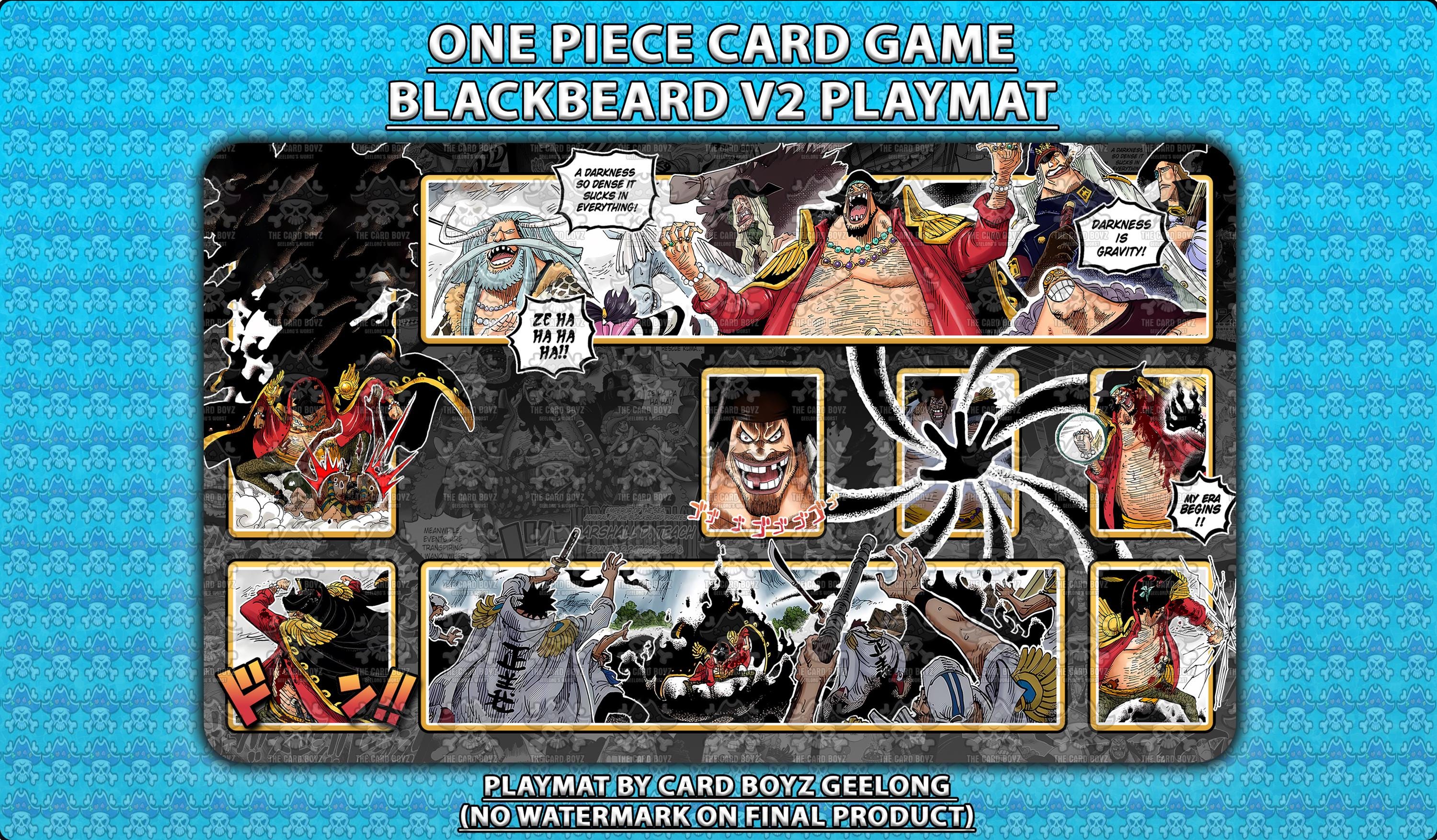 ワンピースTCGカードゲーム 黒ひげ プレイマット - Etsy 日本