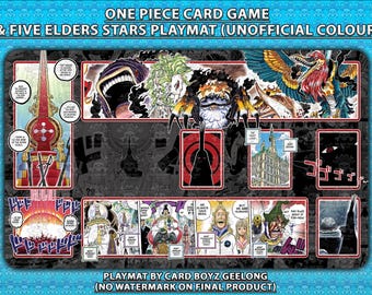 ワンピースTCGカードゲーム イムと五老星 プレイマット（非公式カラー