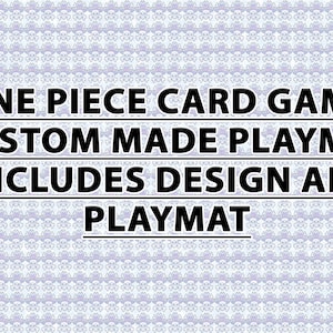 One Piece TCG Card Game Custom Playmat