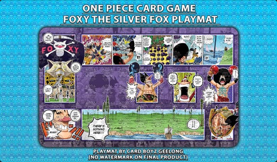 one piece card game foxy One Piece TCG Foxy (OP07-059) Metal Card – Spade Pirates Designs main image 1