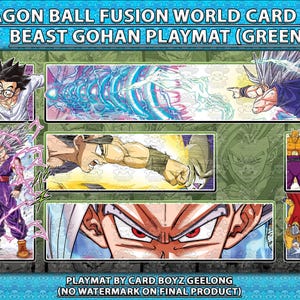Dragon Ball Super Card Game Fusion World Beast Gohan Playmat