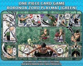 ワンピースTCGカードゲーム ロロノア・ゾロ プレイマット - Etsy 日本