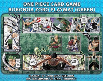 Tapete de jogo de cartas One Piece TCG Roronoa Zoro
