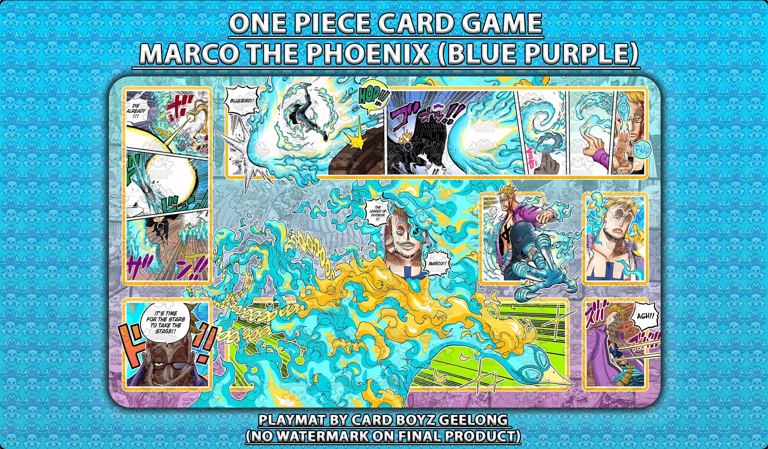 ワンピースTCGカードゲーム マルコ・ザ・フェニックス プレイマット