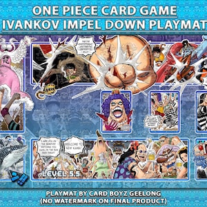 One Piece TCG Card Game Ivankov Playmat