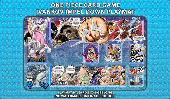 One Piece TCG Card Game Ivankov Playmat - Etsy