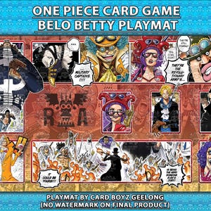 Tapete de juego Belo Betty del juego de cartas TCG de One Piece