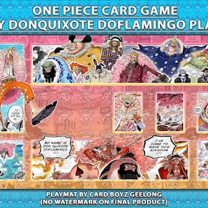 One Piece TKG Kartenspiel Doffy Donquijote Doflamingo Spielmatte