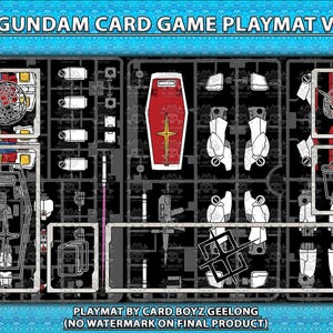 Gundam Card Game TCG Playmat!
