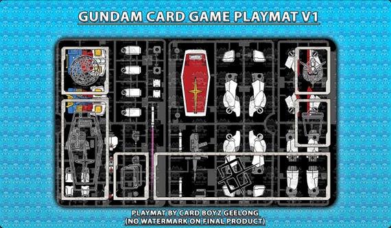 Gundam Card Game TCG Playmat Volume 1 - Etsy