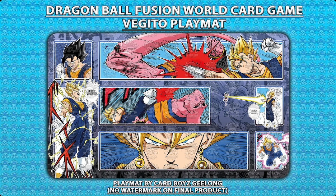 ドラゴンボール フュージョンワールド カード プレイマットセット。 ドラゴンボール超カードゲーム フュージョンワールド ベジット プレイ