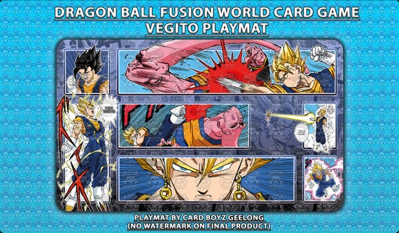 Dragon Ball Super Card Game Fusion World Vegito Playmat - Etsy