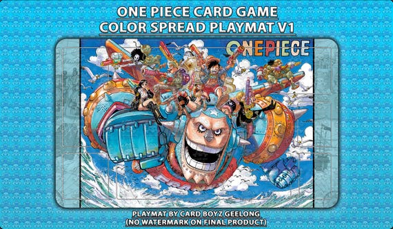 One Piece TCG Card Game Color Spreads Playmats Vol 1 - Etsy