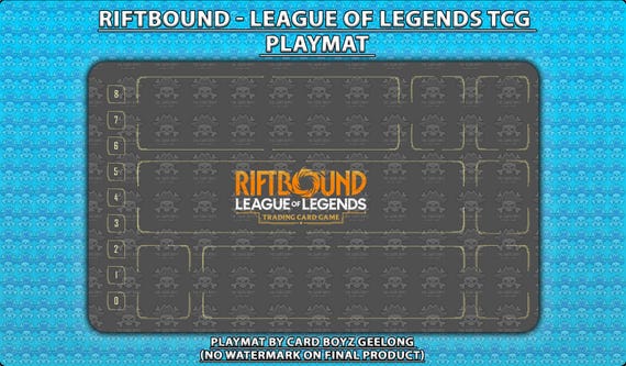 リフトバウンド リーグ・オブ・レジェンド TCG プレイマット デザイン