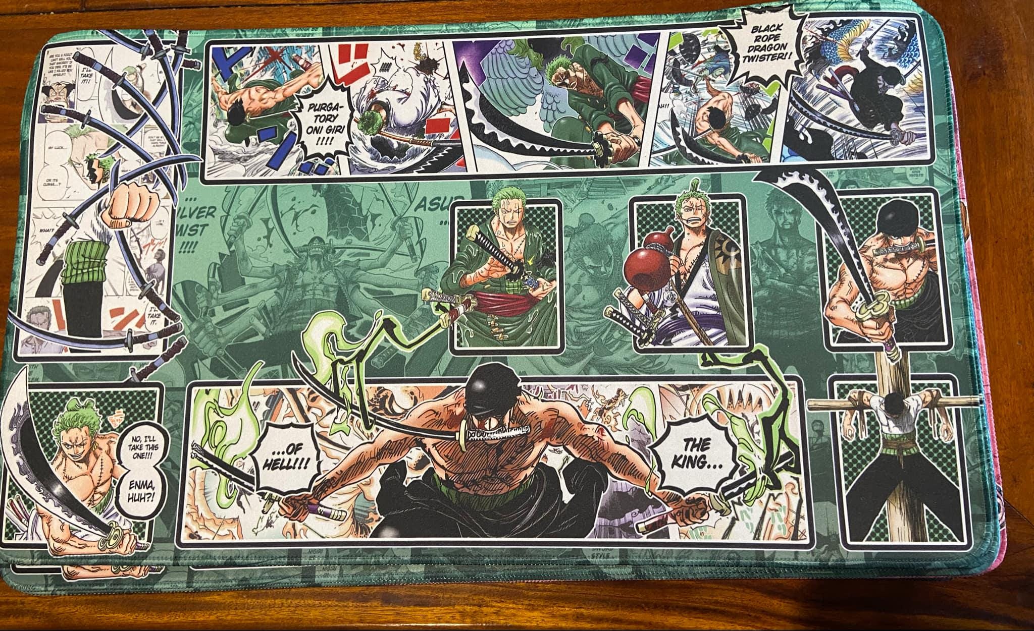 ワンピースTCGカードゲーム ロロノア・ゾロ プレイマット - Etsy