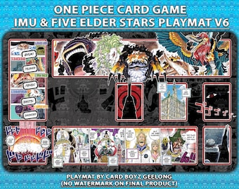 ワンピースTCGカードゲーム イムと五老星 プレイマット - Etsy 日本