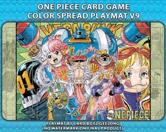 One Piece TCG Card Game Color Spreads Playmats Vol 1 - Etsy