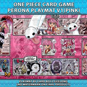 One Piece TCG-kaartspel Perona-speelmat