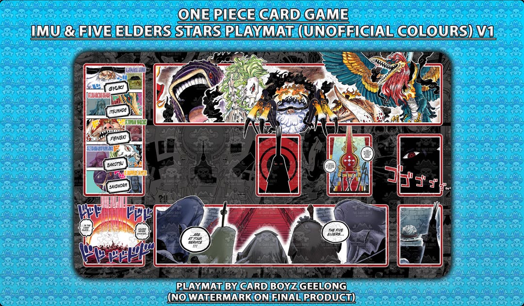 ワンピースカード 韓国大会 ガープ プレイマット 韓国大会 モンキー・D・ガープ 【プレイマット】【未開封】 - カード