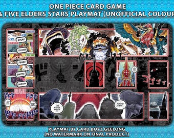 ワンピースTCGカードゲーム イムと五老星 プレイマット（非公式カラー