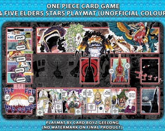 ワンピースTCGカードゲーム イムと五老星 プレイマット（非公式カラー