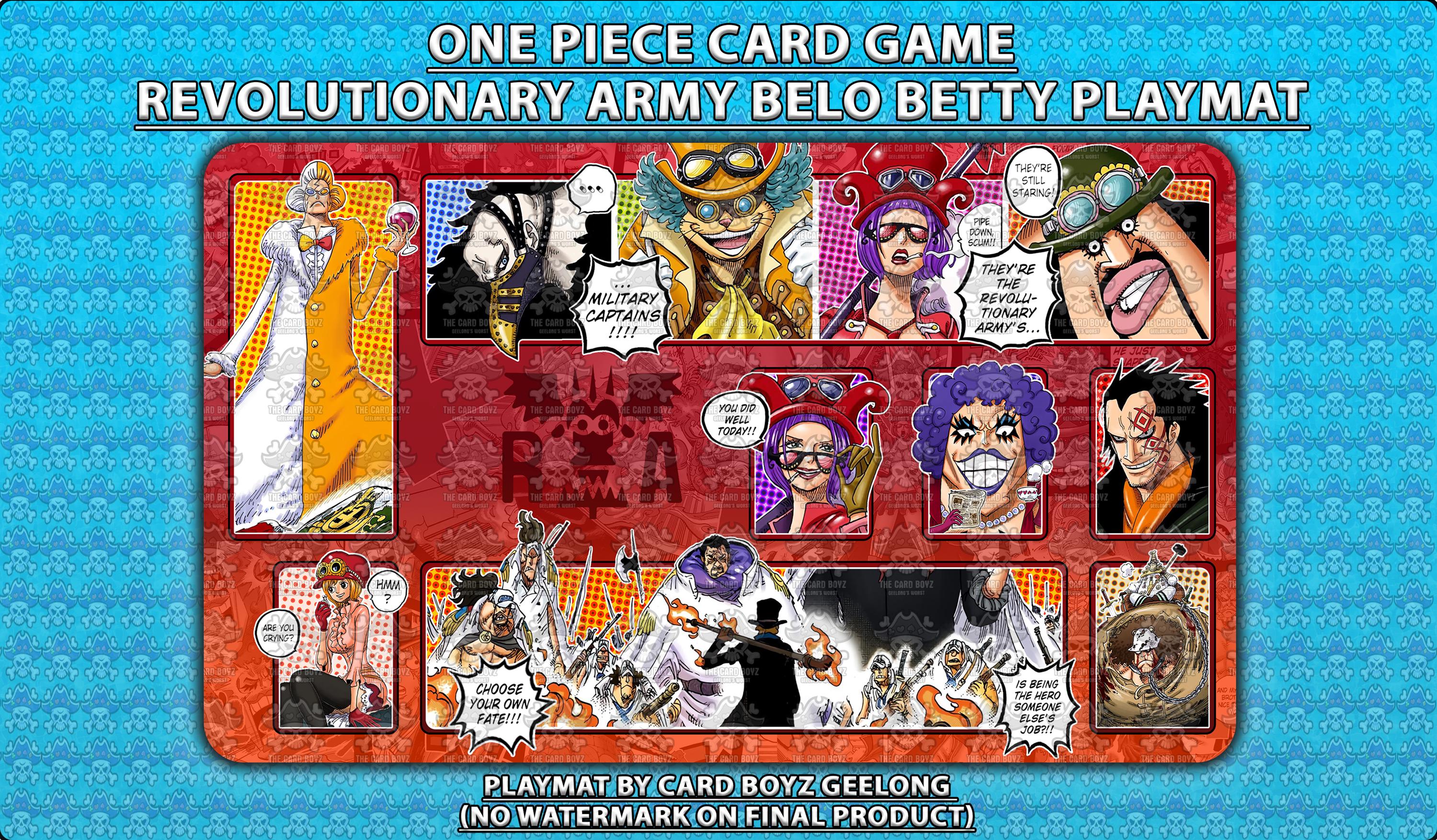 One Piece TCG Card Game Revolutionary Army Playmat - Etsy