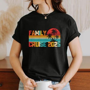 Family Cruise 2025 Shirt, Matching Cruise Vacation Tee, Group Travel Shirt, Custom Family Trip Outfit, Nautical Beach Getaway Shirt