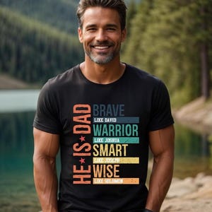 He Is Dad Christian T-Shirt, Bible Verse Father&#39;s Day Gift