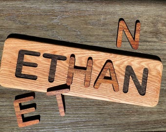 Wooden Name puzzle