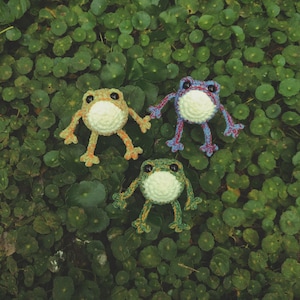 Pocket Frog Crochet Pattern: Easy No-Sew Amigurumi (Digital Download)