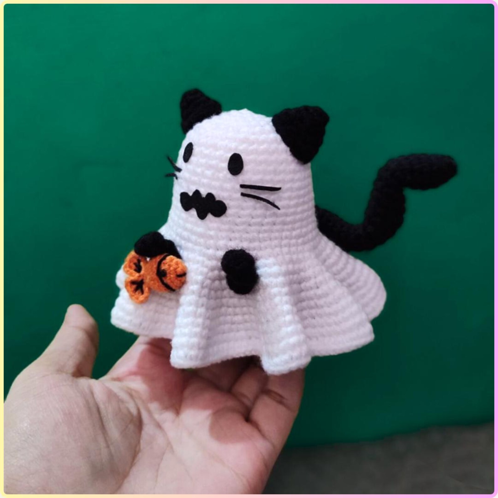 Crochet Ghost Cat Pattern: Halloween Amigurumi (PDF Pattern) - Etsy