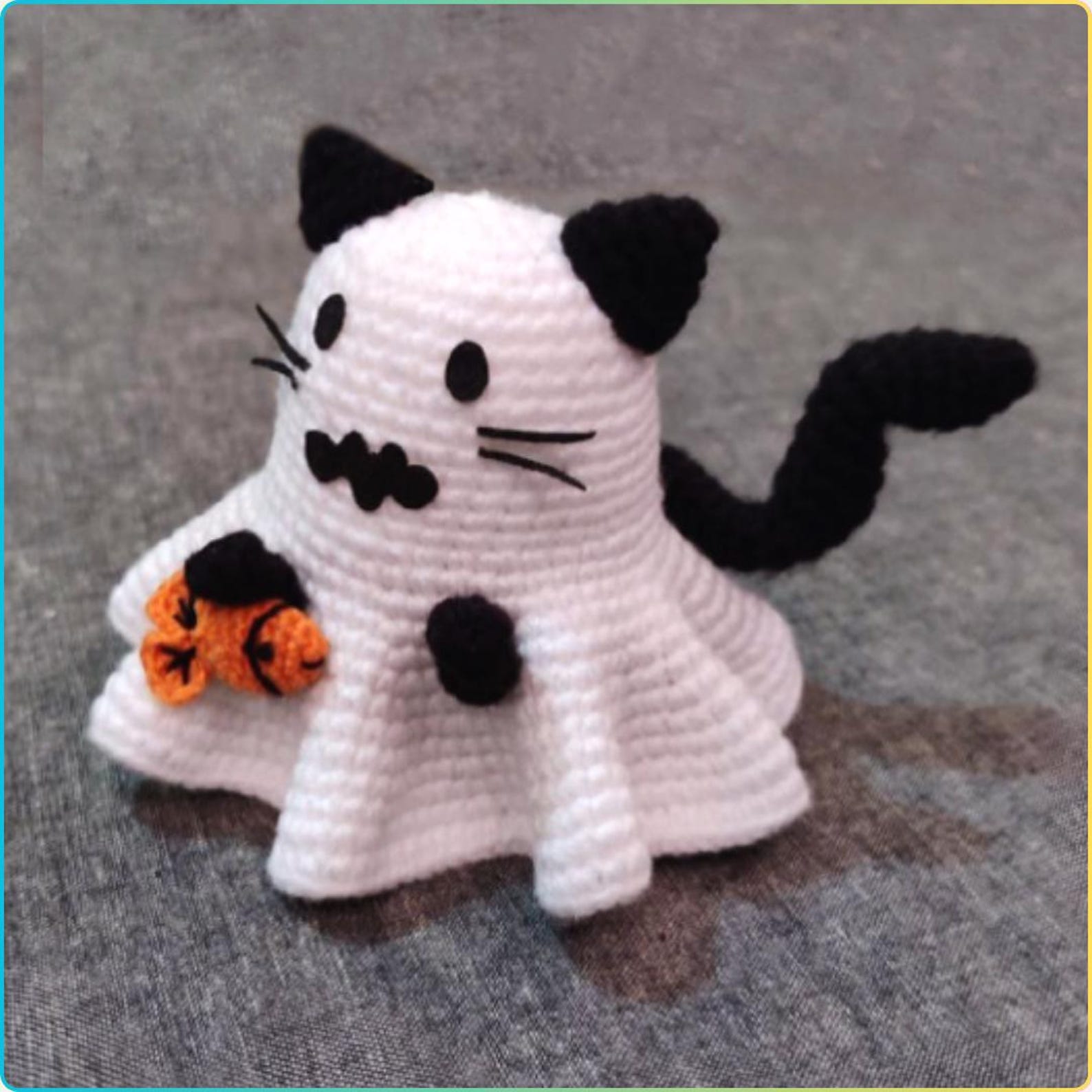 Crochet Ghost Cat Pattern: Halloween Amigurumi (PDF Pattern) - Etsy