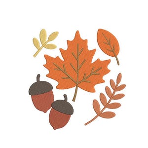 Fall embroidery designs, machine embroidery designs, embroidery files, embroidery pattern, trendy embroidery designs, digital download