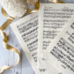 Vintage Classical Sheet Music
