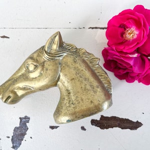 Vintage Brass Horse Head Bottle Opener