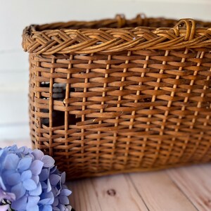 Antique Primitive Rectangular Basket