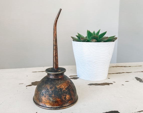 Vintage Copper Oil Can