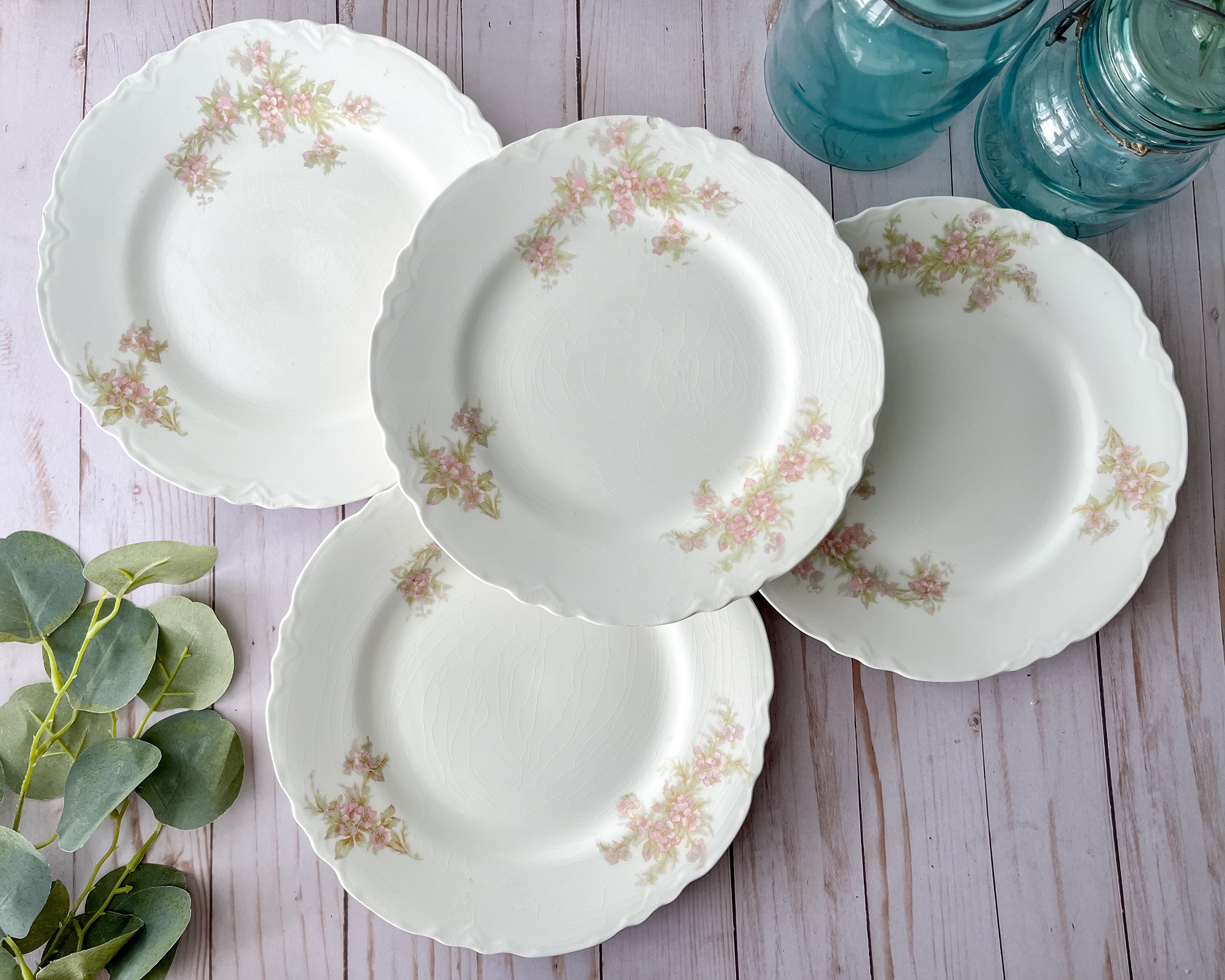 Set of Four Antique Radisson W. S. George Dessert Plates - Etsy