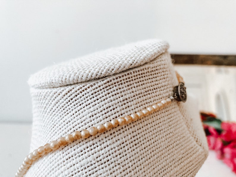Vintage Ivory Pearl Necklace