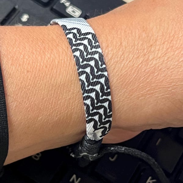 Palestinian Bracelet, Kuffeya Bracelet, heritage bracelet, Scarf Bracelet