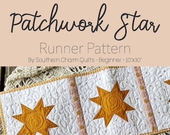 Patchwork Sternläufer Muster - PDF download