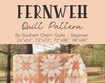 Fernweh Quilt Pattern - Beginner - PDF Download