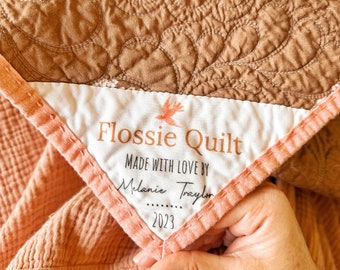 Flossie Quilt Label