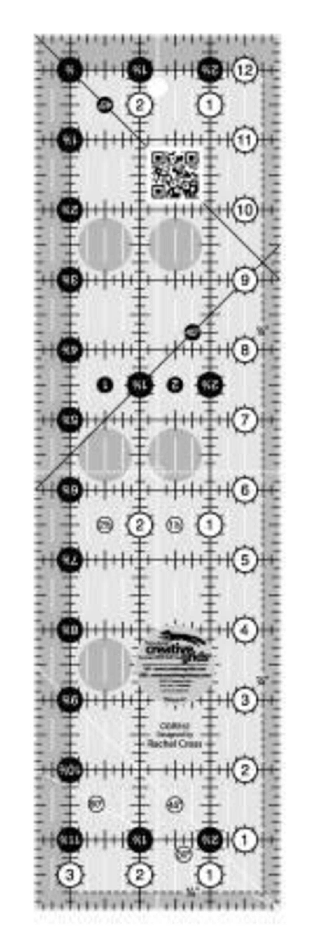 Creative Grids Quilt Ruler 3-1/2in X 12-1/2in - Etsy