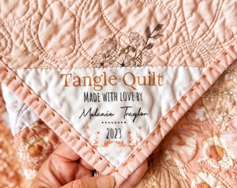 Tangle Quilt Label